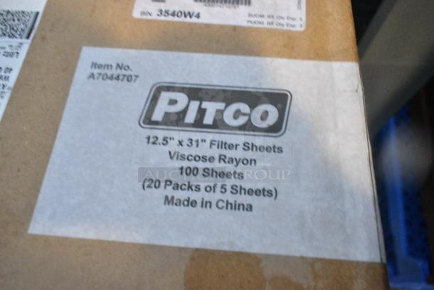 3 BRAND NEW SCRATCH AND DENT! Various Items Including Western Plastic 5139-L250 Aluminum Trays, Mini Silver Pan Pet Lid, Pitco Filter Sheets. 3 Times Your Bid! - Image 5 of 5
