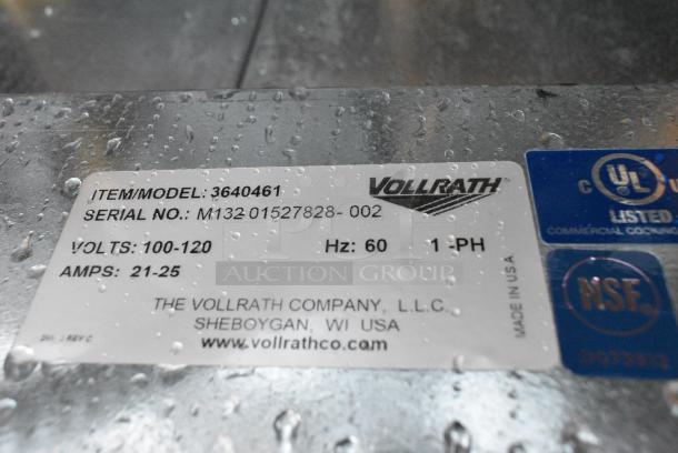 BRAND NEW SCRATCH AND DENT! Vollrath 3640461 Modular Drop In Three Compartment Hot Food Well with Infinite Controls, Manifold Drain, and Auto-Fill. 120 Volts, 1 Phase. - Image 6 of 6