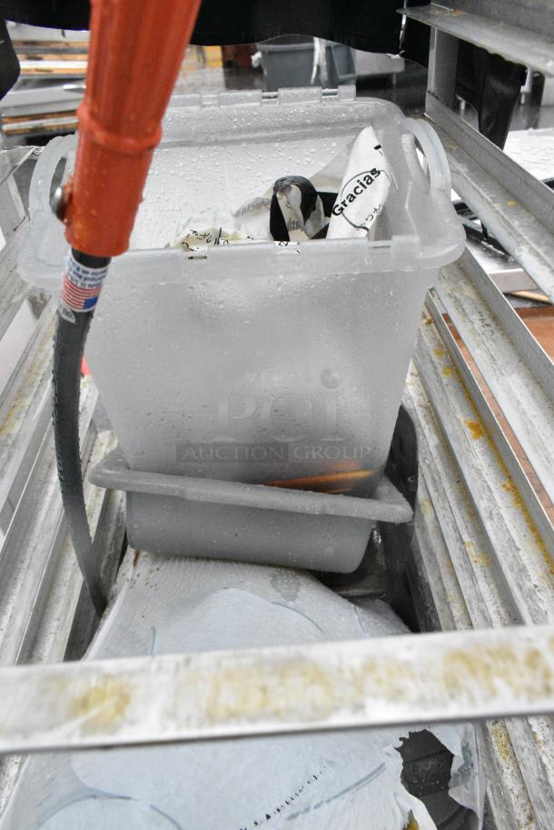 Metal Commercial Pan Transport Rack on Commercial Casters w/ Contents. - Image 4 of 5