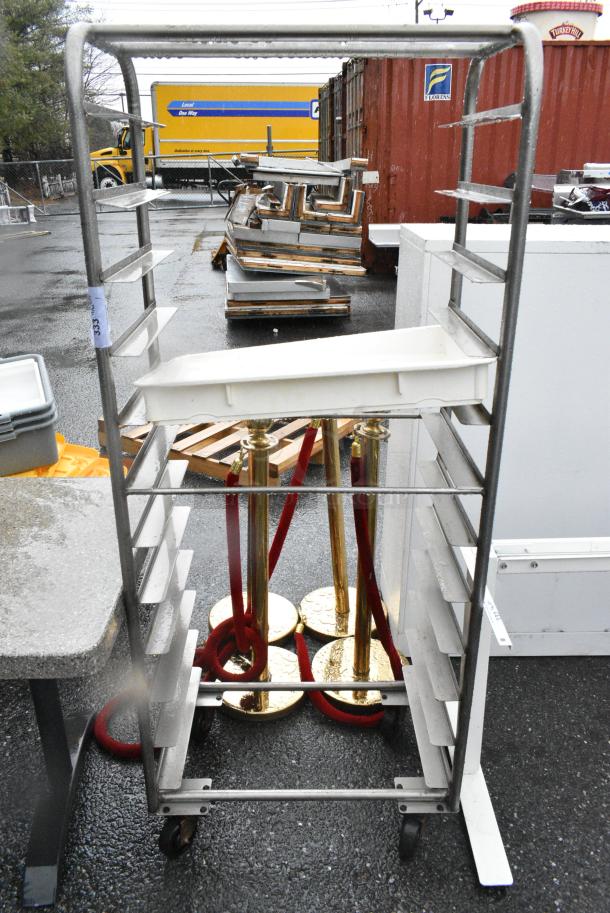 Metal Commercial Pan Transport Rack on Commercial Casters. - Image 1 of 3