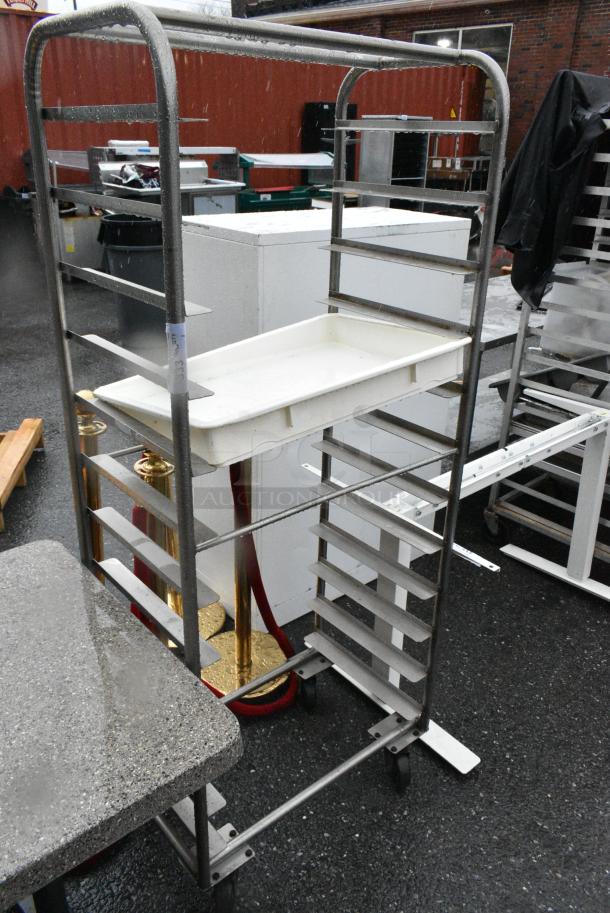Metal Commercial Pan Transport Rack on Commercial Casters. - Image 2 of 3
