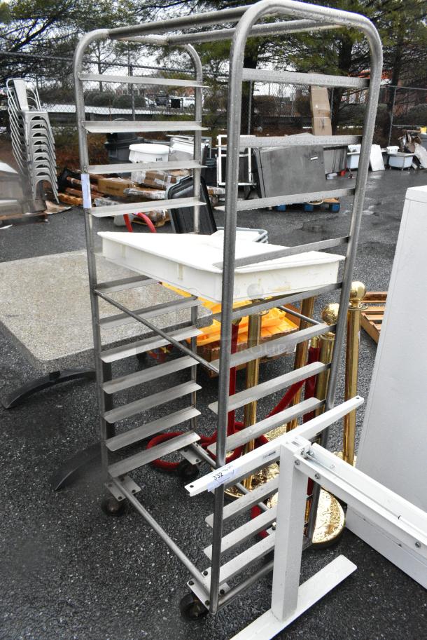 Metal Commercial Pan Transport Rack on Commercial Casters. - Image 3 of 3