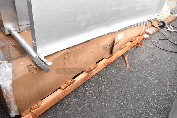 BRAND NEW SCRATCH AND DENT! ServIt 423ST5B1SC Self-Service 2-Sided Sneeze Guard for 5-Pan Steam Tables - Image 1 of 3