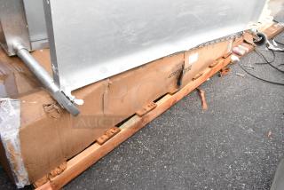 BRAND NEW SCRATCH AND DENT! ServIt 423ST5B1SC Self-Service 2-Sided Sneeze Guard for 5-Pan Steam Tables