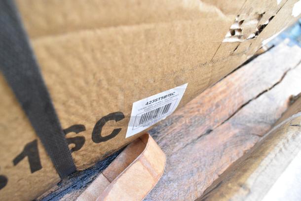 BRAND NEW SCRATCH AND DENT! ServIt 423ST5B1SC Self-Service 2-Sided Sneeze Guard for 5-Pan Steam Tables - Image 3 of 3