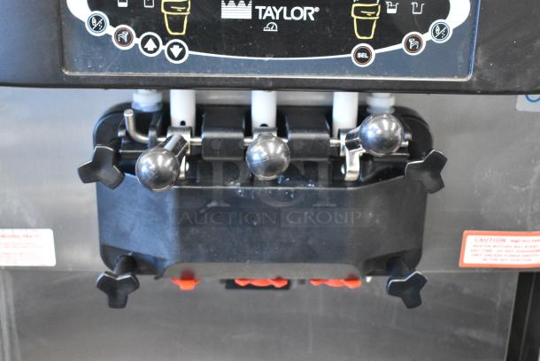 Taylor C713-33 Stainless Steel Commercial Floor Style Water Cooled 2 Flavor w/ Twist Soft Serve Ice Cream Machine on Commercial Casters. 208-230 Volts, 3 Phase. - Image 3 of 8