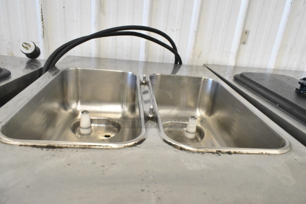 Taylor C713-33 Stainless Steel Commercial Floor Style Water Cooled 2 Flavor w/ Twist Soft Serve Ice Cream Machine on Commercial Casters. 208-230 Volts, 3 Phase. - Image 7 of 8