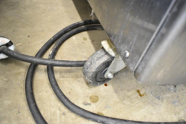 Taylor C713-33 Stainless Steel Commercial Floor Style Water Cooled 2 Flavor w/ Twist Soft Serve Ice Cream Machine on Commercial Casters. 208-230 Volts, 3 Phase. - Image 3 of 8