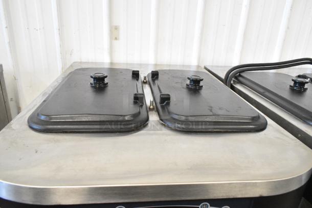 Taylor C713-33 Stainless Steel Commercial Floor Style Water Cooled 2 Flavor w/ Twist Soft Serve Ice Cream Machine on Commercial Casters. 208-230 Volts, 3 Phase. - Image 6 of 8