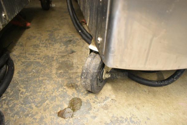 Taylor C713-33 Stainless Steel Commercial Floor Style Water Cooled 2 Flavor w/ Twist Soft Serve Ice Cream Machine on Commercial Casters. 208-230 Volts, 3 Phase. - Image 3 of 8