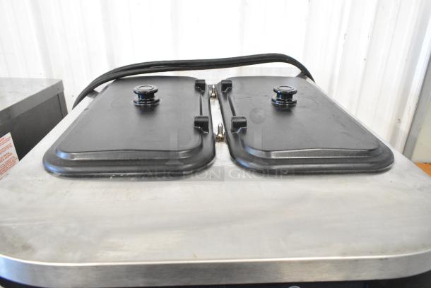 Taylor C713-33 Stainless Steel Commercial Floor Style Water Cooled 2 Flavor w/ Twist Soft Serve Ice Cream Machine on Commercial Casters. 208-230 Volts, 3 Phase. - Image 6 of 8