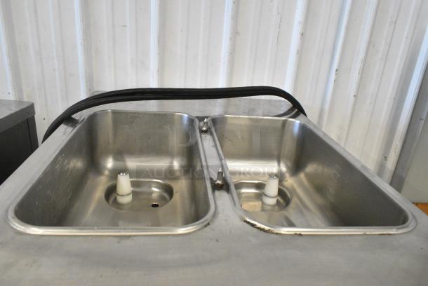 Taylor C713-33 Stainless Steel Commercial Floor Style Water Cooled 2 Flavor w/ Twist Soft Serve Ice Cream Machine on Commercial Casters. 208-230 Volts, 3 Phase. - Image 7 of 8