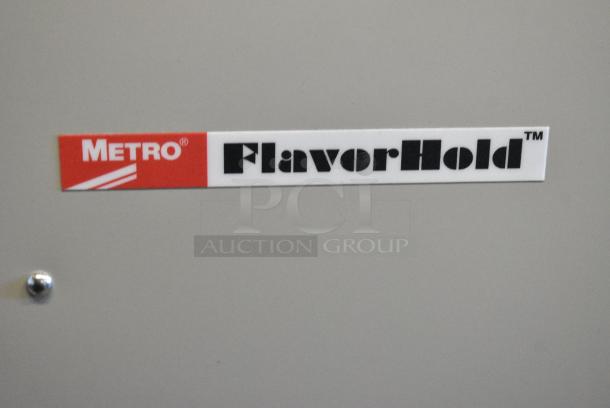 BRAND NEW SCRATCH AND DENT! 2023 Metro TC90BB TC90 FlavorHold Series Half Height Heated Holding Cabinet with Bumper - Holds Nine 18" x 26" Bun Pans. 120 Volts, 1 Phase. Tested and Working! - Image 2 of 6
