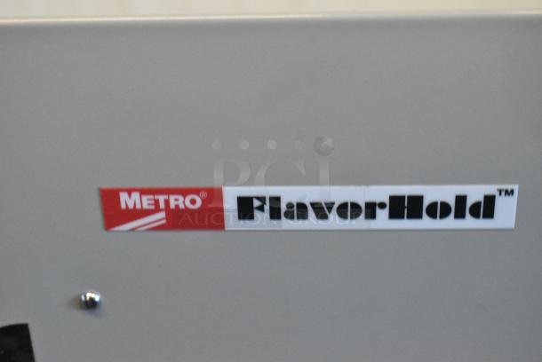 BRAND NEW SCRATCH AND DENT! 2023 Metro TC90BB TC90 FlavorHold Series Half Height Heated Holding Cabinet with Bumper - Holds Nine 18" x 26" Bun Pans. 120 Volts, 1 Phase. Tested and Working! - Image 2 of 5