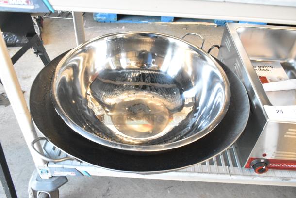2 Metal Items; Bowl and Town Wok. 2 Times Your Bid! - Image 1 of 4