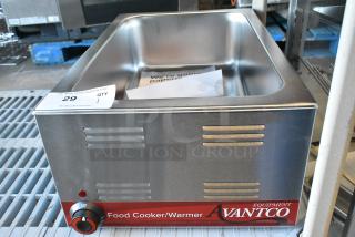 BRAND NEW SCRATCH AND DENT! Avantco 177W50CKR 12" x 20" Full Size Electric Countertop Food Warmer. 120 Volts, 1 Phase. Tested and Working!