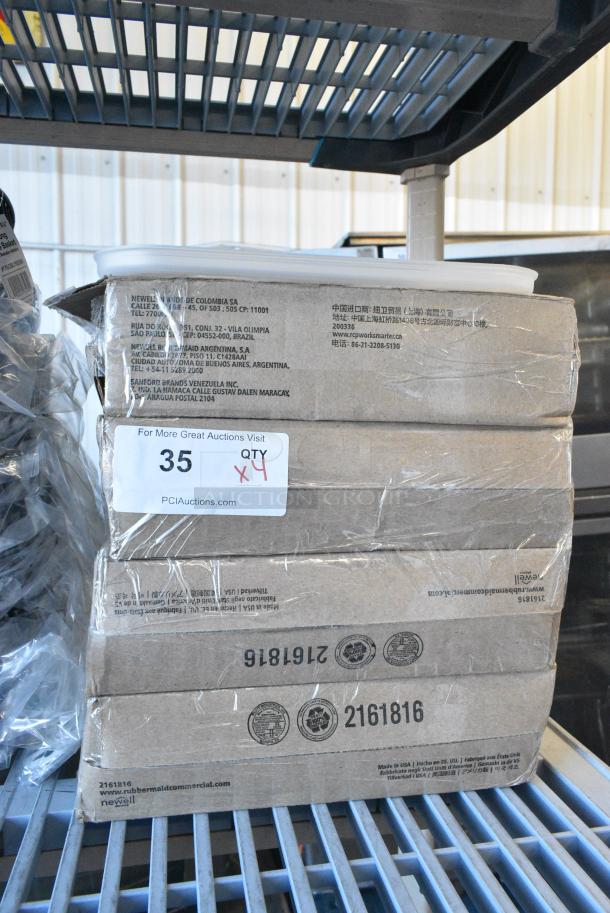 4 BRAND NEW SCRATCH AND DENT! Cambro 2161816 Poly Lids. 4 Times Your Bid! - Image 1 of 3