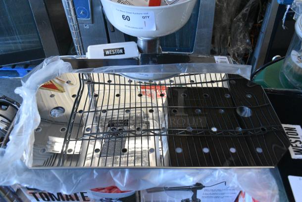 6 BRAND NEW SCRATCH AND DENT! 407011FB Choice Full Size Stainless Steel Steam Table/Hotel Pan False Bottom. 6 Times Your Bid! - Image 3 of 5