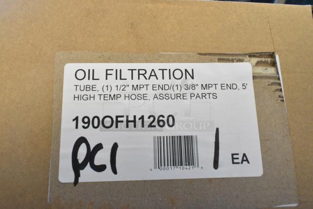 BRAND NEW SCRATCH AND DENT! 190OFH1260 5' x 1/2" ID Oil Filtration Hose - Image 4 of 4