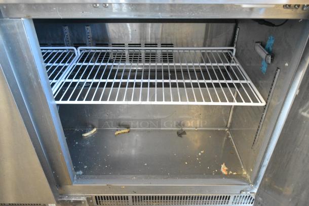 BRAND NEW SCRATCH AND DENT! 2024 Avantco 178ZUC60FHC Stainless Steel 60" Front Breathing Undercounter Freezer on Commercial Casters. 115 Volts, 1 Phase. Tested and Working! - Image 5 of 6