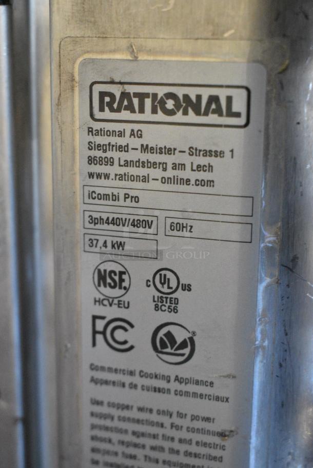2 2021 Rational LM100CE.AXXXXLM100EE.AXXXX Stainless Steel Commercial Electric Powered iCombi Pro Combi Convection Oven. 480 Volts, 3 Phase. 2 Times Your Bid! - Image 3 of 8