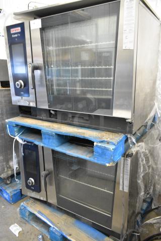 2 Rational LM100CE.AXXXX Stainless Steel Commercial Electric Powered iCombi Pro Combi Convection Oven. 440/480 Volts, 3 Phase. 2 Times Your Bid! - Item #1156388