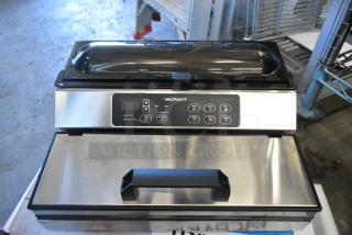 BRAND NEW SCRATCH AND DENT! VacPak-It 186VME12SS Stainless Steel External Vacuum Packaging Machine with 12" Seal Bar. 120 Volts, 1 Phase. Tested and Working!