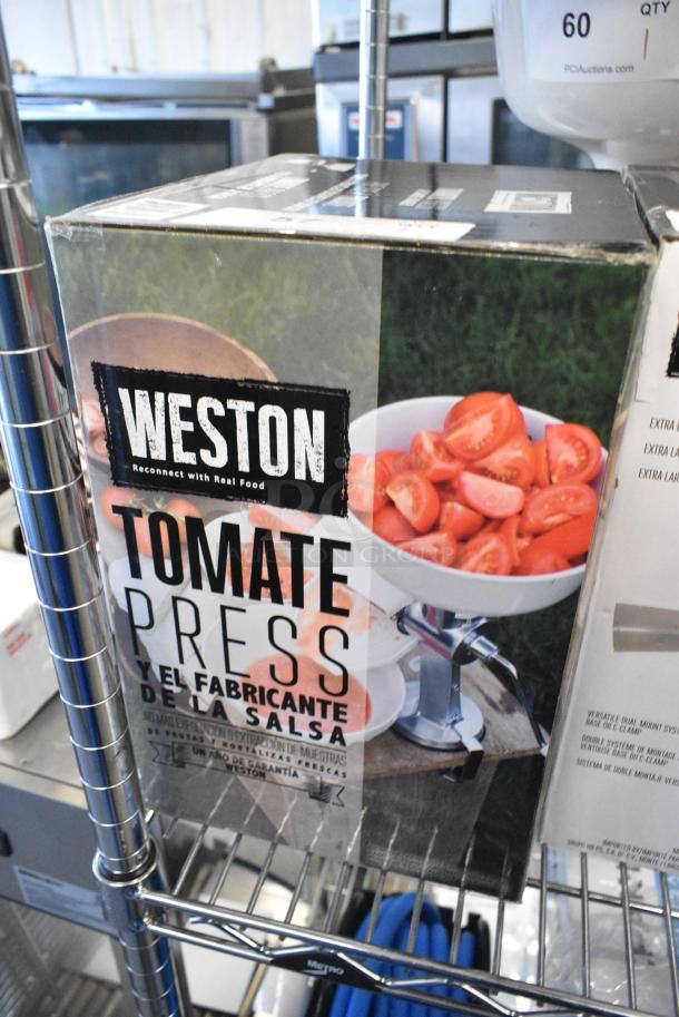 BRAND NEW SCRATCH AND DENT! Weston 07-0801 Tomate Press Roma Food Strainer and Sauce Maker - Image 2 of 3