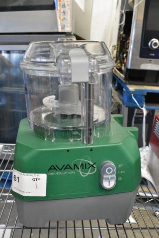BRAND NEW SCRATCH AND DENT! AvaMix 928BASEFP1 Metal Commercial Food Processor. 120 Volts, 1 Phase. Tested and Working!