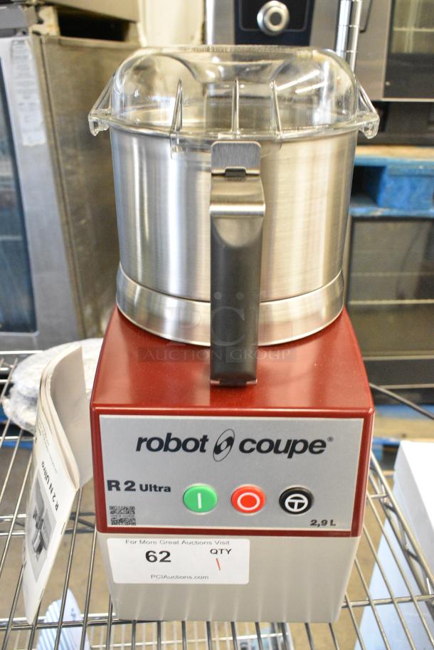 BRAND NEW SCRATCH AND DENT! Robot Coupe R2U Countertop Food Processor w/ S Blade. 120 Volts, 1 Phase. Tested and Working! - Image 4 of 8