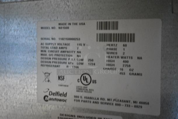 Delfield N8156B Stainless Steel Commercial Cold Pan Drop In. 115 Volts, 1 Phase. Tested and Working! - Image 4 of 4
