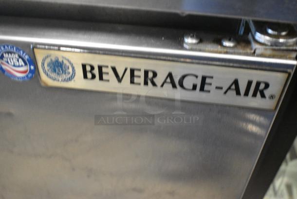 Beverage Air SPE27 Stainless Steel Commercial Sandwich Salad Prep Table Bain Marie Mega Top on Commercial Casters. 115 Volts, 1 Phase. Tested and Working! - Image 4 of 6