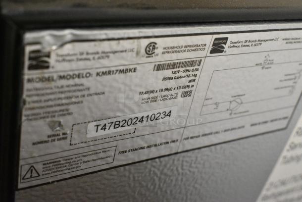 Kenmore KMR17MBKE Mini Cooler. 115 Volts, 1 Phase. Tested and Working! - Image 5 of 6
