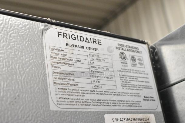 Frigidaire EFMIS155 Mini Cooler Merchandiser. 115 Volts, 1 Phase. Tested and Working! - Image 4 of 4
