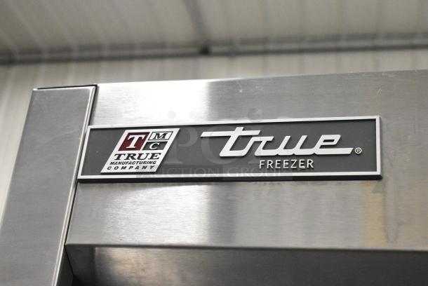 2017 True T-19F Stainless Steel Commercial Single Door Reach In Freezer w/ Poly Coated Racks. 115 Volts, 1 Phase. Tested and Working! - Image 2 of 4