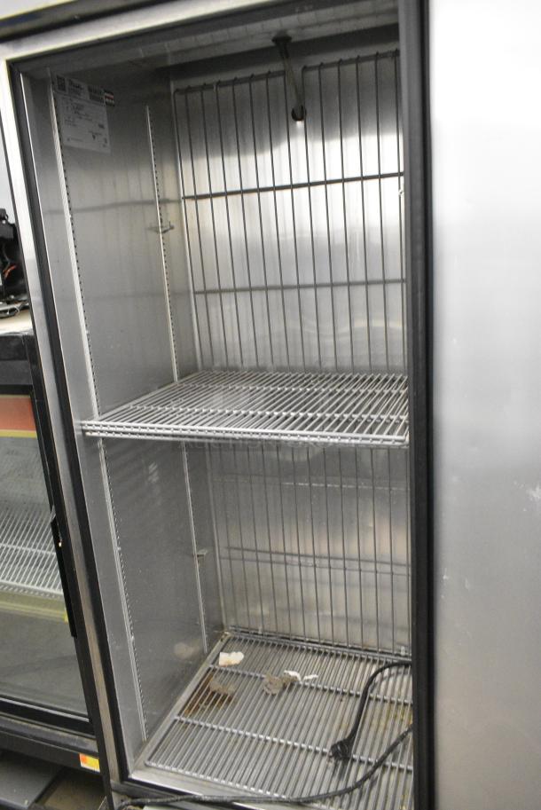 2017 True T-19F Stainless Steel Commercial Single Door Reach In Freezer w/ Poly Coated Racks. 115 Volts, 1 Phase. Tested and Working! - Image 3 of 4