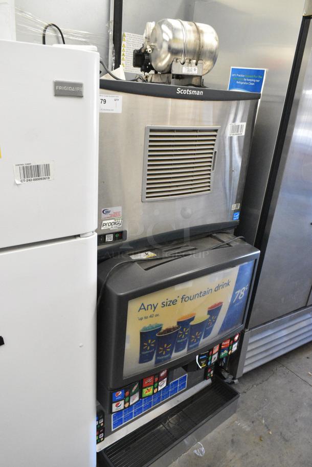 Scotsman C0530MA-1D Stainless Steel Ice Machine Head on Lancer Metal Commercial Carbonated Beverage Machine. 115 Votls, 1 Phase. - Image 1 of 10
