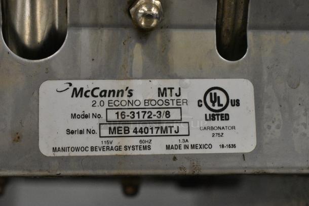 Scotsman C0530MA-1D Stainless Steel Ice Machine Head on Lancer Metal Commercial Carbonated Beverage Machine. 115 Votls, 1 Phase. - Image 6 of 10