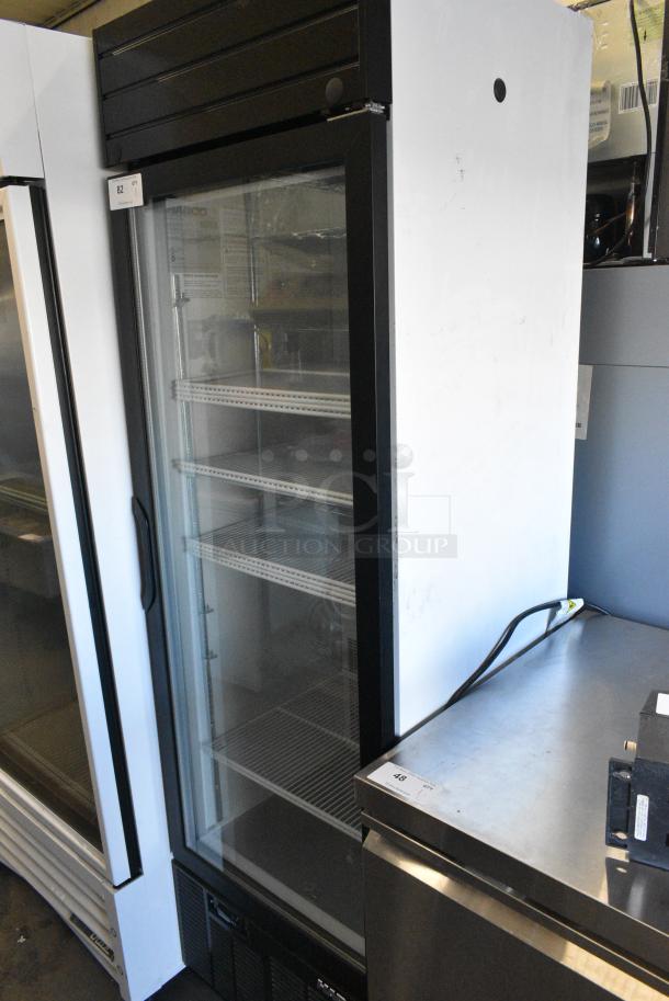 2019 Habco SE18 Metal Commercial Single Door Reach In Cooler Merchandiser w/ Poly Coated Racks. 115 Volts, 1 Phase. Tested and Working! - Image 2 of 5