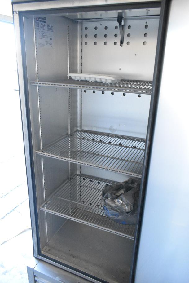 2018 True T-19F-HC Stainless Steel Commercial Single Door Reach In Freezer w/ Poly Coated Racks. 115 Volts, 1 Phase. Tested and Working! - Image 3 of 4