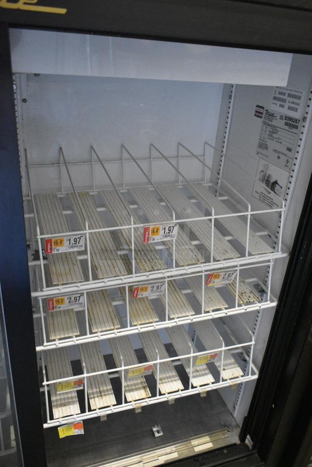 True GDM-41SL-54-LD Metal Commercial 2 Door Reach In Cooler Merchandiser w/ Poly Coated Racks. 115 Volts, 1 Phase. Tested and Working! - Image 4 of 5