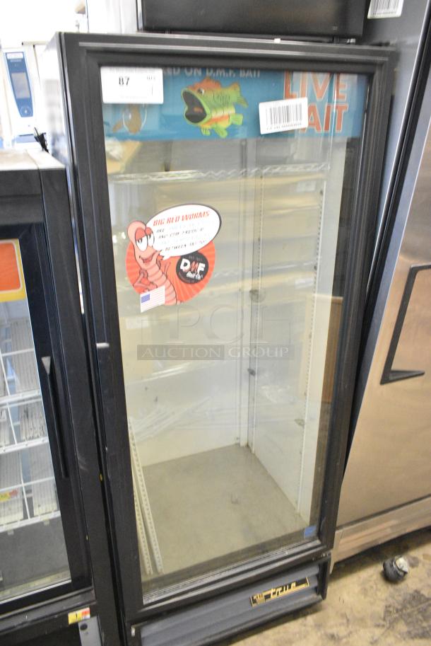 True GDM-12 Metal Commercial Single Door Reach In Cooler Merchandiser. 115 Volts, 1 Phase. Tested and Working! - Image 1 of 4