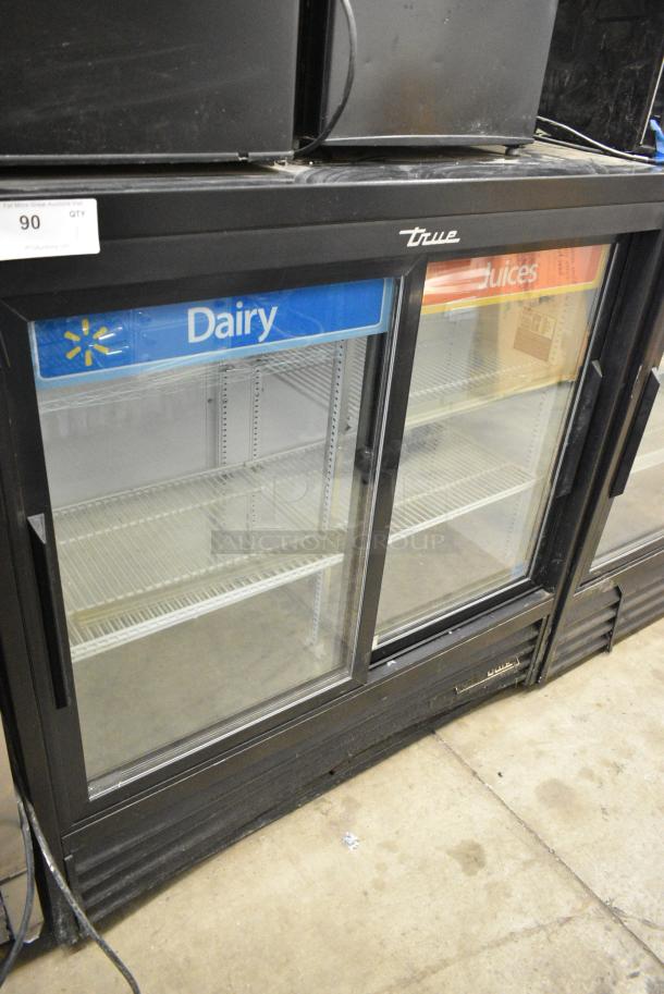 2019 True GDM-41SL-54-LD Metal Commercial 2 Door Reach In Cooler Merchandiser w/ Poly Coated Racks. 115 Volts, 1 Phase. Tested and Working! - Image 1 of 5