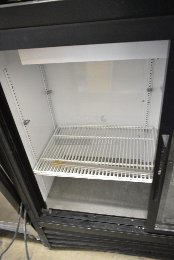 2019 True GDM-41SL-54-LD Metal Commercial 2 Door Reach In Cooler Merchandiser w/ Poly Coated Racks. 115 Volts, 1 Phase. Tested and Working! - Image 3 of 5