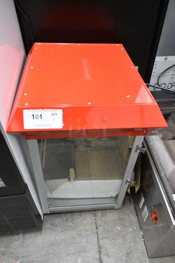 BRAND NEW SCRATCH AND DENT! Carnival King 382PM850 Metal 8 oz. Commercial Popcorn Machine / Popper. 120 Volts, 1 Phase. Tested and Working! - Image 2 of 8