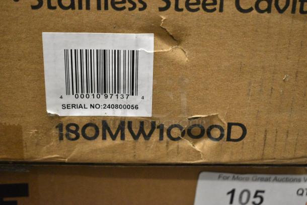 BRAND NEW SCRATCH AND DENT! 2024 Solwave 180MW1000D Stainless Steel Commercial Microwave with Dial Control. 120 Volts, 1 Phase. - Image 4 of 8