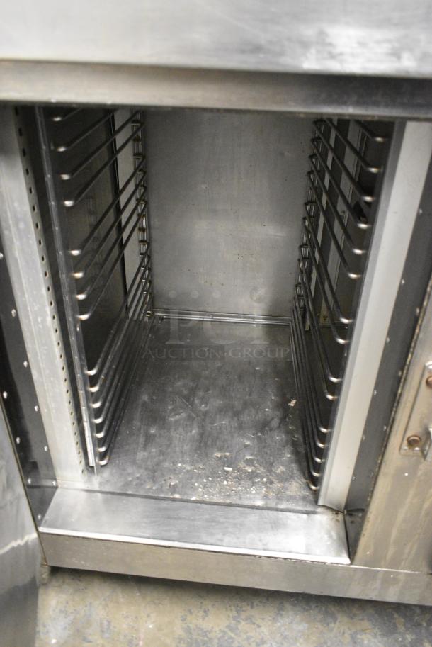 Traulsen Stainless Steel Commercial 4 Half Size Door Reach In Cooler. Cannot Test Due To Cut Power Cord - Image 4 of 8