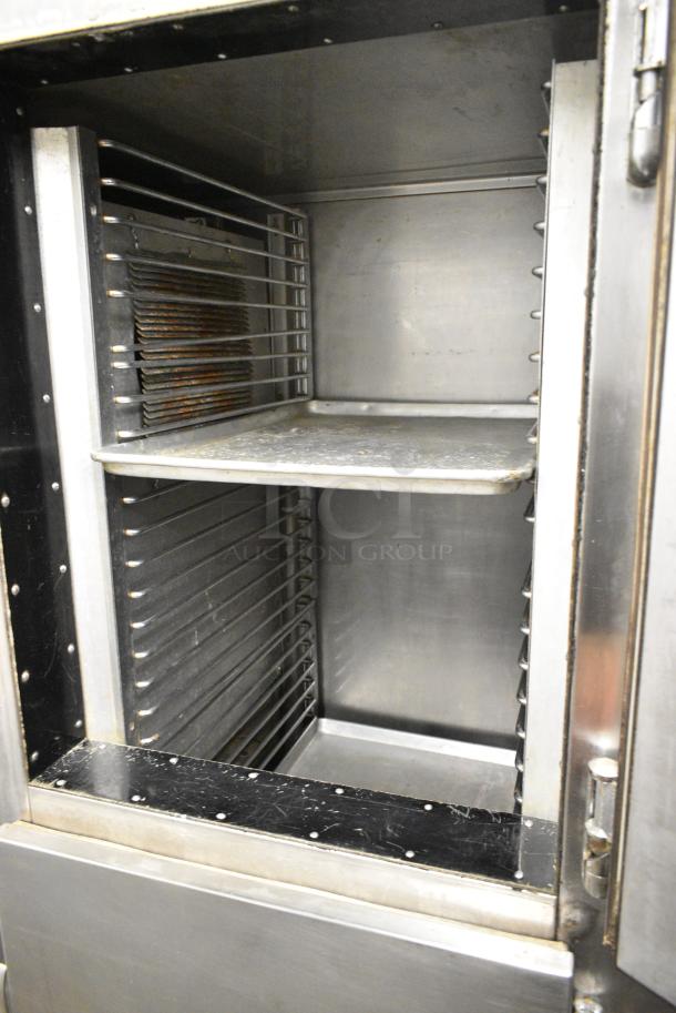 Traulsen Stainless Steel Commercial 4 Half Size Door Reach In Cooler. Cannot Test Due To Cut Power Cord - Image 6 of 8