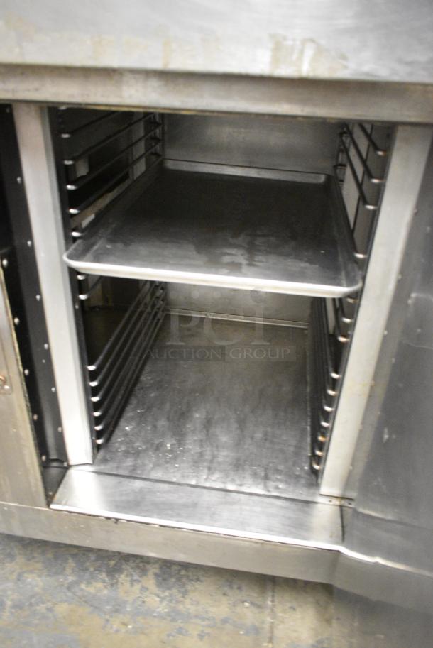 Traulsen Stainless Steel Commercial 4 Half Size Door Reach In Cooler. Cannot Test Due To Cut Power Cord - Image 7 of 8