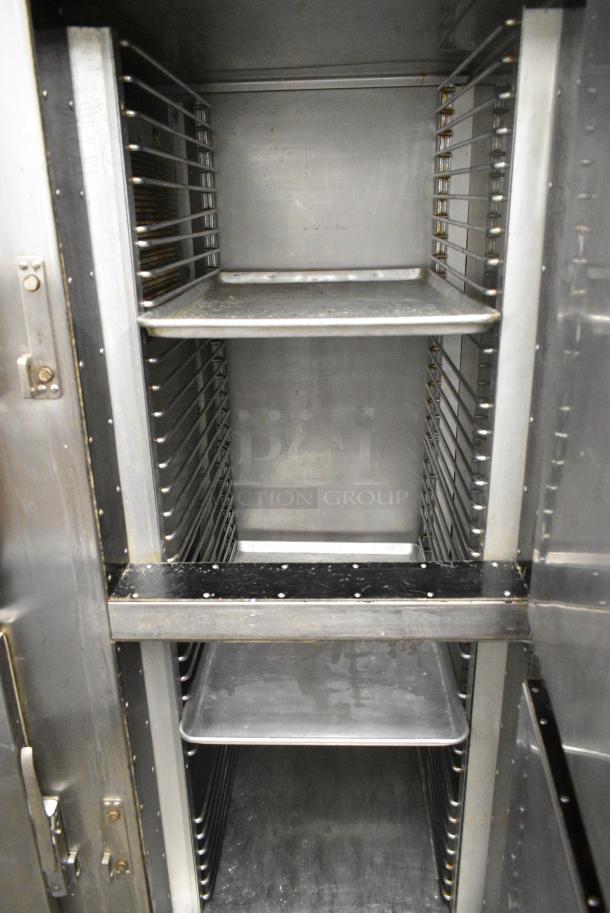 Traulsen Stainless Steel Commercial 4 Half Size Door Reach In Cooler. Cannot Test Due To Cut Power Cord - Image 8 of 8